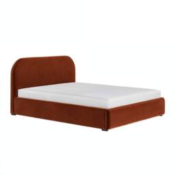 Flair Alba Ottoman Bed Burnt Orange Velvet - Size: Double - thumbnail 4