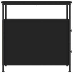 Berkfield Home Durable Bedside Cabinets 2 pcs Black 30x60x60 cm Engineered Wood - Size: 30 x 60 x 60 cm - thumbnail 8
