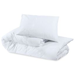 Berkfield Home Duvet Cover Set White 135x200 cm Cotton - thumbnail 6