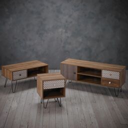 Lemon Pavilion Furniture Casablanca Coffee Table - Wood - L45 x W80 x H43 cm - Brown - Size: 1 Pack - thumbnail 3