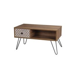 Lemon Pavilion Furniture Casablanca Coffee Table - Wood - L45 x W80 x H43 cm - Brown - Size: 1 Pack - thumbnail 2