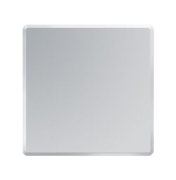 Showerdrape Trafalgar Square Frameless Bevelled Edge Bathroom Mirror 60 x 60cm in Silver - Size: Large - thumbnail 4