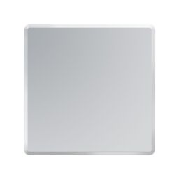 Showerdrape Trafalgar Square Frameless Bevelled Edge Bathroom Mirror 60 x 60cm in Silver - Size: Large - thumbnail 6