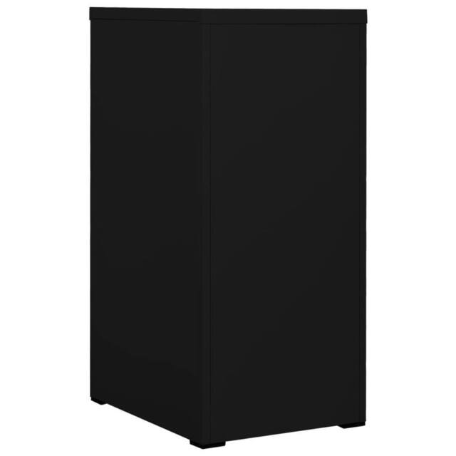 Berkfield Home Modern Filing Cabinet Black 46x62x102.5 cm Steel - image 1