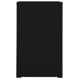 Berkfield Home Modern Filing Cabinet Black 46x62x102.5 cm Steel - thumbnail 4