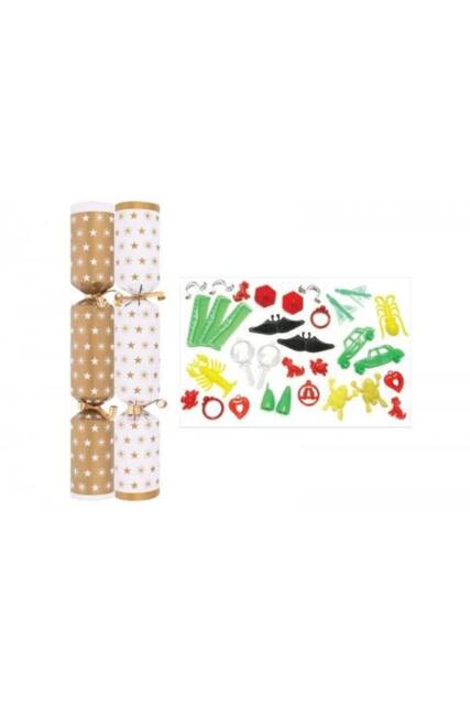 KDMD Box of 50 Gold Star Crackers 10 Inch - image 1