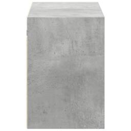 Berkfield Home TV Wall Cabinet with LED Lights Concrete Grey 100x31x45 cm - Size: 100 x 31 x 45 cm - thumbnail 7