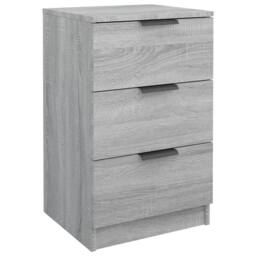 Berkfield Home Bedside Cabinets 2 pcs Grey Sonoma 40x36x65 cm - Size: 40 x 36 x 65 cm - thumbnail 6
