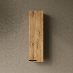 Banyetti Celtic 700mm Wall Hung Mini Storage Cabinet - Ostippo Oak in Light Oak