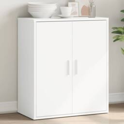 Berkfield Home Sideboard White 60x31x70 cm Engineered Wood - Size: 60 x 31 x 70 cm - thumbnail 2