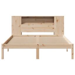 Berkfield Home Decorative Bookcase Bed without Mattress 135x190 cm Double Solid in Tan - thumbnail 4
