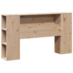 Berkfield Home Decorative Bookcase Bed without Mattress 135x190 cm Double Solid in Tan - thumbnail 6