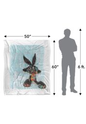 Warner Brothers Looney Tunes Officially Licensed Silky Touch Super Soft Throw Blanket 152 x 127 cm in White - thumbnail 5