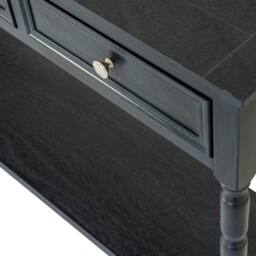Lemon Pavilion Furniture and Decor Contour Collection 3 Drawer Console Table - L33xW120xH80 cm - Black - thumbnail 3