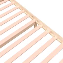 Berkfield Home Bed Frame Solid Wood 180x200 cm Super King Size in Natural - thumbnail 7