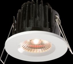 Netlighting Knightsbridge IP65 7W LED 3000K Warm White Downlight with White Round Bezel VFRCOBAWW - thumbnail 1