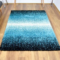 Bravich LTD Blended Thick Shaggy Rug - California in Teal - Size: 200 cm x 290 cm - thumbnail 1