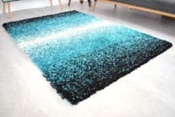 Bravich LTD Blended Thick Shaggy Rug - California in Teal - Size: 200 cm x 290 cm - thumbnail 6