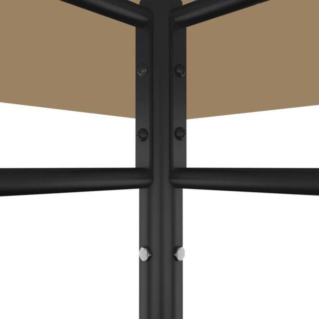 Berkfield Home Gazebo 3x3x2.7 m Taupe 180 g/m ² - image 1