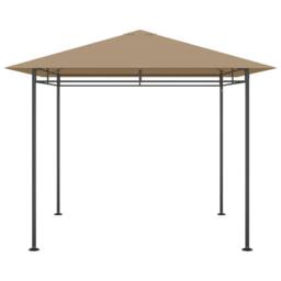 Berkfield Home Gazebo 3x3x2.7 m Taupe 180 g/m ² - thumbnail 3