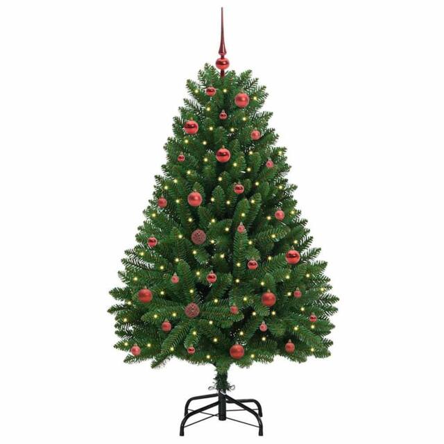 Berkfield Home Elegant Artificial Christmas Tree with Stand Green 150 cm PVC and - image 1