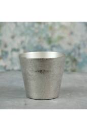 KDMD Silver Mayfair Long Tom Planter Medium - thumbnail 1