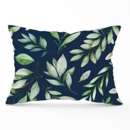 Warren Reed - Designer Watercolor Leaves Cushions in Green - Size: 45 cm x 45 cm - thumbnail 1