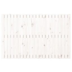 Berkfield Home Wall Headboard White 140x3x90 cm Solid Wood Pine - Size: 140 x 3 x 90 cm - thumbnail 4