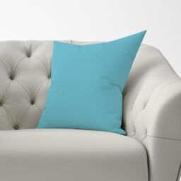 Warren Reed - Designer Sky Blue Cushions - Size: 60 cm x 60 cm - thumbnail 3