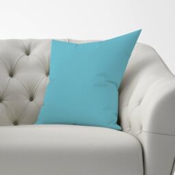 Warren Reed - Designer Sky Blue Cushions - Size: 60 cm x 60 cm - thumbnail 2