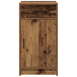 Berkfield Home Sideboard Old Wood 40x41x75 cm Engineered Wood in Brown - Size: 40 x 41 x 75 cm - thumbnail 7