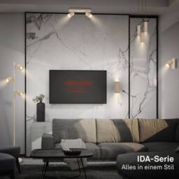 BRILONER Beige Metal Wall Light Spotlight Reading Lamp GU10 Bulb Not Incl - thumbnail 9