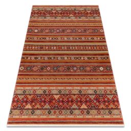 RugsX Wool Keshan Rug in Gold - Size: 120 cm x 145 cm - thumbnail 1
