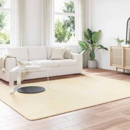 Berkfield Home Shaggy Rug High Pile NAVARRA Cream 200x290 cm Polyester - Size: Medium - thumbnail 3