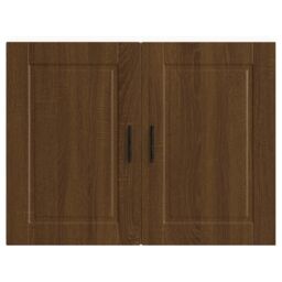 Berkfield Home Kitchen Wall Cabinet Porto Brown Oak Engineered Wood - thumbnail 6