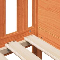 Berkfield Home Kids' House Bed Frame without Mattress Wax Brown 90x200 cm Pine - thumbnail 7