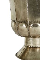 Orsina Reza Oversized Antique Planters - Set of 3 in Silver - thumbnail 3