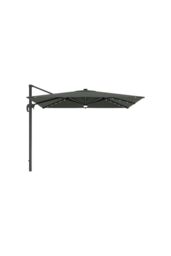 H&O Direct Outdoor Square Cantilever Parasol with Solar Lights（No Base） in Dark Grey - thumbnail 4