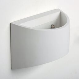 First Choice Lighting Marmo - White G9 Plaster Wall Light - thumbnail 3