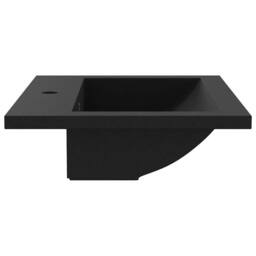 Berkfield Home Granite Basin 600x450x120 mm Black - thumbnail 6