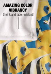 JQ Licensing Royce Mcclure Tropical Fish Rush Hour Silky Touch Super Soft Throw Blanket 152 X 127 cm in White - thumbnail 4