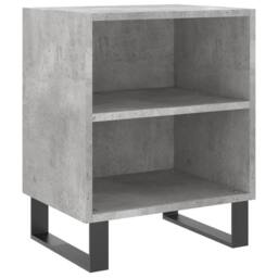 Berkfield Home Elegant Bedside Cabinets 2 pcs Concrete Grey 40x30x50 cm Engineer - Size: 40 x 30 x 50 cm - thumbnail 4
