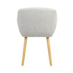 Home Garden Direct Luciano - Dining Chairs in Premium Textured Linen (Set of 2) in Grey - thumbnail 9