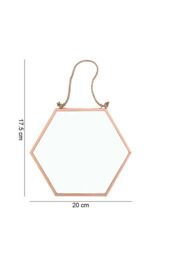 KDMD Small Geometric Mirror in Pink - thumbnail 2