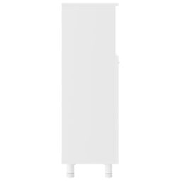 Berkfield Home Bathroom Cabinet White 30x30x95 cm Engineered Wood - Size: 30 x 30 x 95 cm - thumbnail 6