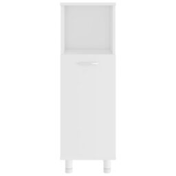 Berkfield Home Bathroom Cabinet White 30x30x95 cm Engineered Wood - Size: 30 x 30 x 95 cm - thumbnail 5