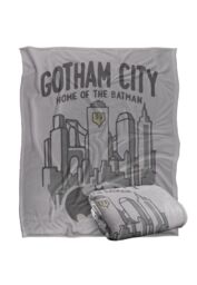 DC Comics Batman The Gotham City Blanket 152 x 127 cm in White - thumbnail 2