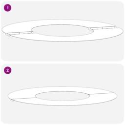 Berkfield Home Plastic Planter White Plastic Large Plastic Planter Round - thumbnail 7
