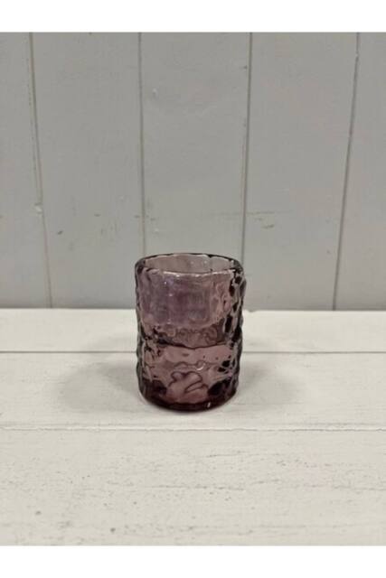 KDMD Large Amethyst Straight Textured Candle Holder in Purple - image 1