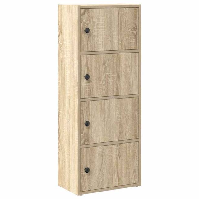 Berkfield Home Bookcase Sonoma Oak 40x24x102 cm Engineered Wood in Brown - Size: 40 x 24 x 102 cm - image 1
